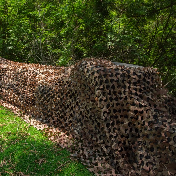 LOOGU Camo Netting, Camouflage Net Blinds Great For Sunshade Camping Shooting Hunting