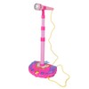 TOYANDONA Kids Karaoke Machine Microphones Adjustable Stand Music Sing Microphone