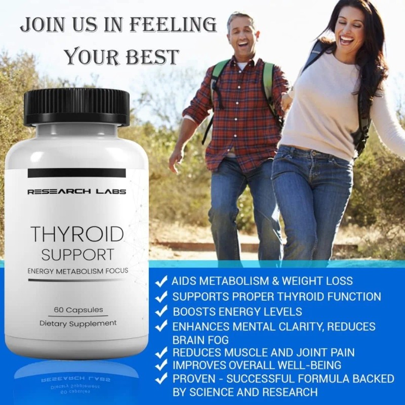 Bienestar Hormonal Soporte Para La Tiroides Yodo 60 Capsulas Sabor