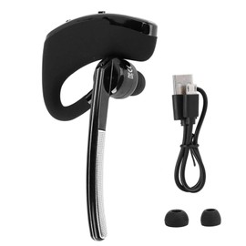 Single-Ear Bluetooth Headset,V8 Business Bluetooth Headset,Smart Noise-Cancelling Hands- Stereo Headset,with Voice-Activated Microphone,Suitable for Work Driving,Etc.
