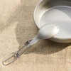 KEITH Titanium Folding Spoon Spork Outdoor Camping Tableware Titanium Cutlery