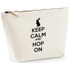Hippowarehouse Keep calm and hop on rabbit printed make up