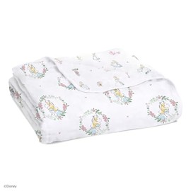 Aiden & Anay ADBC10028DI Alice in Wonderland Baby Blanket, Approx. 47.2 x 47.2 inches (120 x 120 cm)