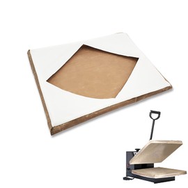 Heat Press Platen Wrap Cover 16x20 Inch, Non-Stick Heat Resistant Teflon Protector for Protecting Heat Pressing Machine Plate from Residue, Inks, Adhesives