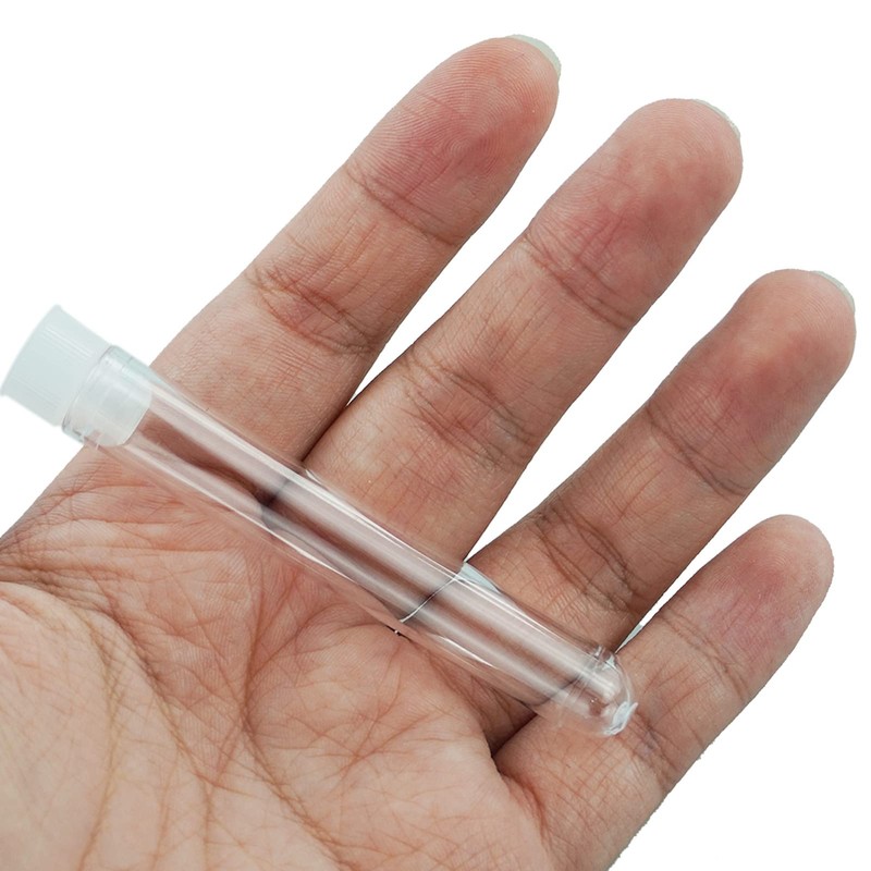 60PCS Plastic Test Tubes Clear Plastic Test Tubes With Cork