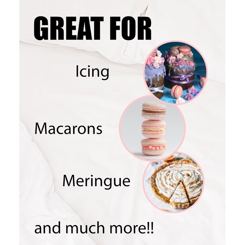 250g Egg White Powder Cooking Baking Eggs Albumen Protein Powdered