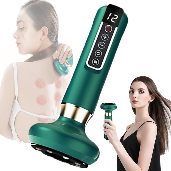 Ascily Cellulite Massager, Elouris Cellulite Tool,Cupping Machine,Scraping Massage Stick,Rechargeable &