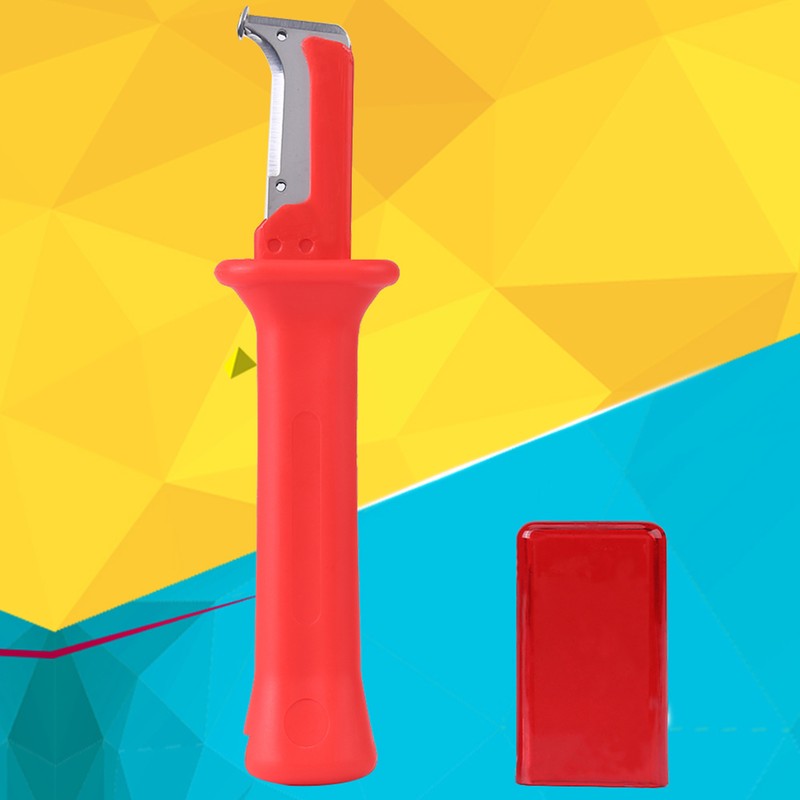 1 PC Electrical Insulation Cable Wire Stripper Cutter Insulated Handle