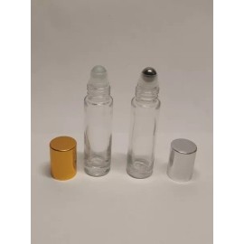 Meliars Roll On 10 Ml Transparente Cristal  Dorado / Plata- 100pz