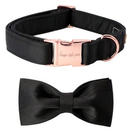 Unique style paws Dog Collar, Silk Dog Collar with Bow, Soft Dog Bowtie Adjustable Girl or Boy Pet Collar Gift for Small Medium Large Dogs