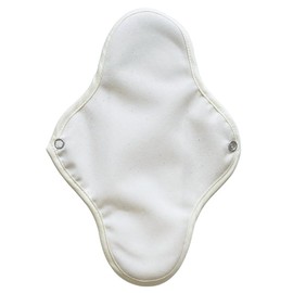 セレナプ布ナプキン ふ Lサイズ （尿漏れパット兼用） 無漂白 無染色 100%純綿 防水加工表綿 (L, 2, 枚)