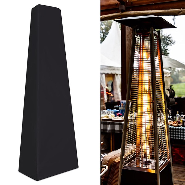 NA Patio Heater Cover, Garden Outdoor Heavy Duty Heater Cover, Waterproof Heater Protection Cover for Pyramid Patio Heaters, Furniture Cover, Suitable for Indoor Outdoor Heaters