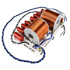 PRV AUDIO Low Pass Crossover 1DF180B Low-Pass Filter for Speaker and Subwoofer Crossover Point at 180 Hz with Unique Selectable Features