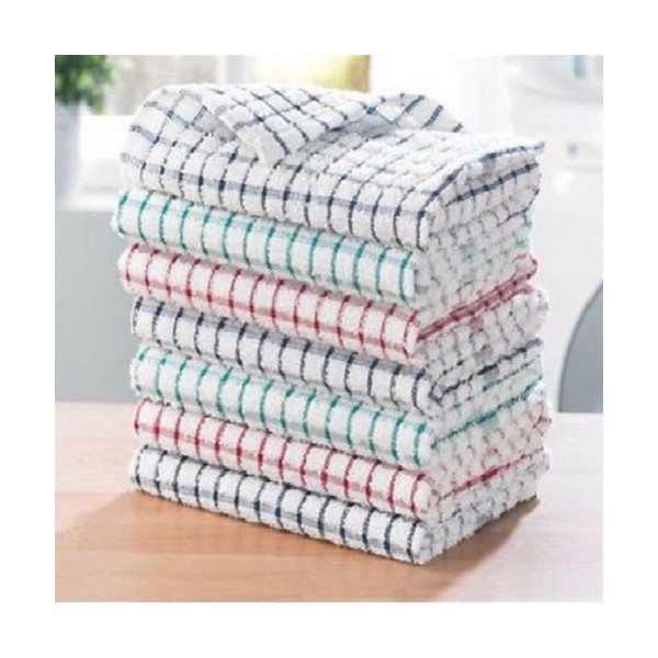 pump it up 100% Cotton Tea Towels Set Kitchen Dish