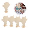 DOITOOL 5pcs Wooden Clay Board for Portrait Making Safe Durable