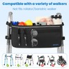 ZHCHG Walker Basket for Seniors, Walker Accessories, Folding Walker Bag