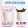 GoCoPack Paper Cups: Pack of 50-4oz (110ml) Small White Paper
