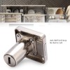 Zerodis Cylinder Cupboard Drawer Lock Zinc Alloy Cabinet Deadbolt Lock