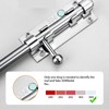 Door Lock Bolt,Stainless Steel Door Latch,6 inch Heavy Duty Door