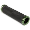 Clarks Vice Lock-On Handlebar Grip Black with Green Anodised End