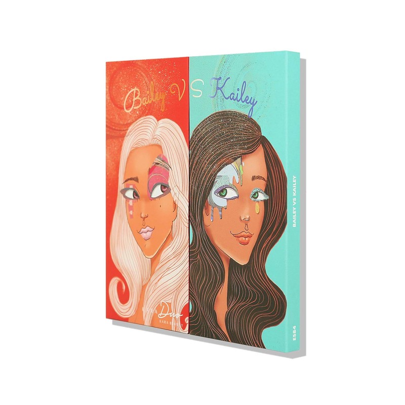 KARA BEAUTY Duo Shadow Palette (Bailey VS Kailey)