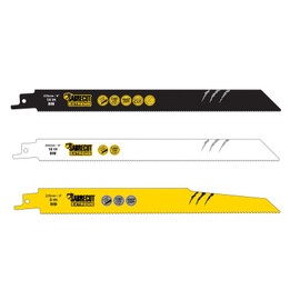 3 x SabreCut SCRSKM3B Mixed 225mm S1110DF S1122HF S1122BF Fast Wood and Metal Cutting Reciprocating Saw Blades