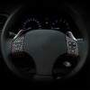 Dire Car interior carbon fiber steering wheel bottom cover trim