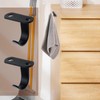 Antrader 12-Pack Stainless Steel Screws Mount Ceiling Hooks, Under-Shelf Coat