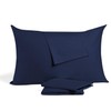 Youth Pillowcase 16 x 22 Inch Navy Blue Zipper Closure