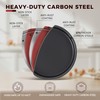 KITESSENSU Baking Pans Sets, Nonstick Bakeware Sets 7-Piece with Round/Square