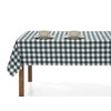 LAN&LAN - Rectangular Checked Tablecloth Washable Excellent for Indoor and