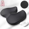 Foldable Memory Foam Seat Cushion – Non-Slip Coccyx & Tailbone