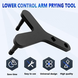 ZKTOOL Suspension Lower Control Arm Lever Tool Suspension Bar Hook Removal Tool Suspension Bushing Tool Roll Cage Track Control Arms, For Use with 1/2 Inch Drive Extended