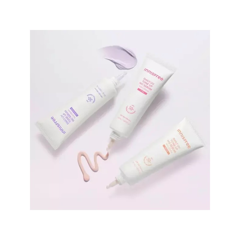 Innisfree 이니스프리 데일리 UV 톤업 노세범 선크림 50mL (3종 택1)