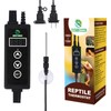 REPTI HOME Reptile Dimming Thermostat, PID Thermostats for Reptile Tanks,