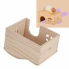 Wooden Hamster House Bite Resistant Large Space Bottomless Small Pet