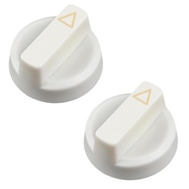 2 Pack Replacement Knob for Luxe Bidet Neo 120 & 185 Plastic Knob Replacement, Bidet Accessories Compatible with Luxe Bidet Neo Series (White)