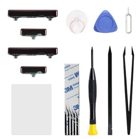 2 Pack for Galaxy Note 20 Ultra Power Volume Button Replacement Repair Part, Side Buttons Compatible with Note 20 Ultra, with Toolkit, Bronze