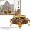 Trinket Incense Burner with Lid Handcraft Antique Polished Process for