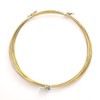 BEADIA 14K Gold Plated Wire 0.6mm 5 Meters Bead Cord