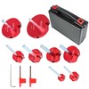 8pcs PVC Pipe Reamer, Inside PVC Pipe Reamer Tool Kit,