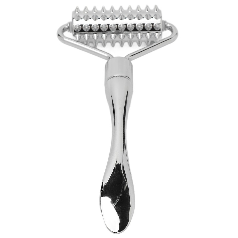 Metal Massage Roller Promote Circulation Muscle Relaxing Acupuncture Roller for