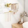 Wall Hanging Jewelry Organizer: 12.6'' Necklace Holder for Earring, Bracelet,