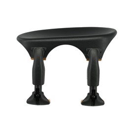 Wittner chinrest, centre chinrest violin 1/2-1/4, high-tech plastic, anatomically shaped, allergy-tested, without screwdriver, black, 253231, Made in Germany