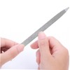 FOMIYES Stainless Steel Sanding File Set 6pcs Nail Filing Tools