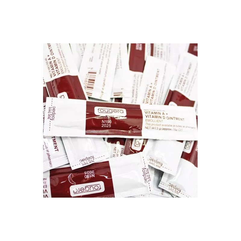 Fougera Vitamina A Y D Con 50 Pzs Para Tatuaje