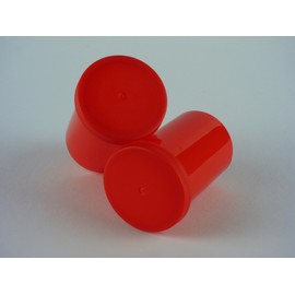 Unconventional Panda Colourful Film Canisters - Sturdy Plastic - for Geocaching or Small Parts (Pack of 10)