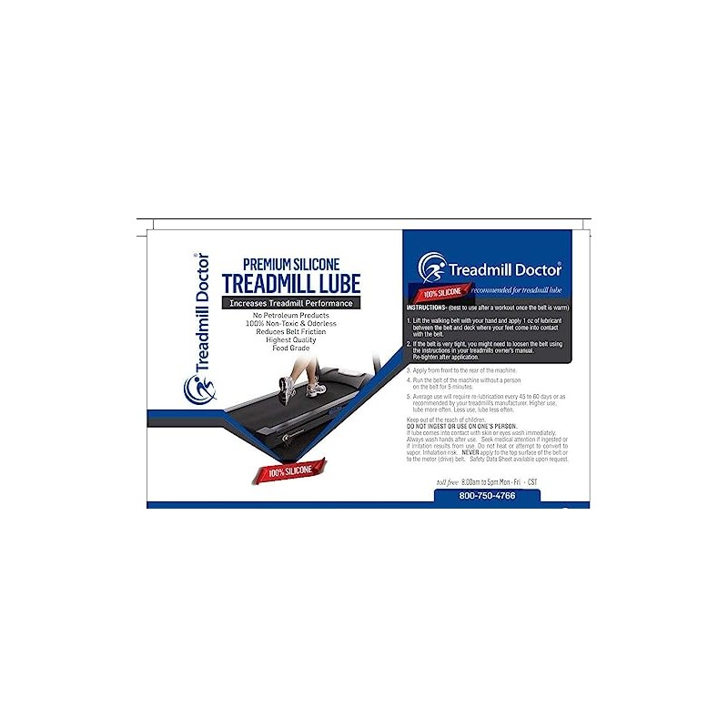 Treadmill Doctor Premium Walking Belt Lube - 1 oz
