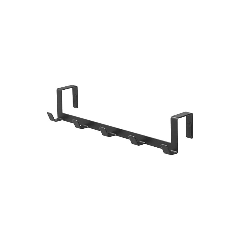 山崎実業 ドアハンガー ワイド ブラック 約W30×D7×H6cm スマート 7650