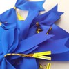 MIKEMENG 50pcs 3-1/2" Double Face Satin Ribbon Bows with Twist